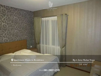 Disewakan Apartement Thamrin Residence Tower C 1 BR Furnished
