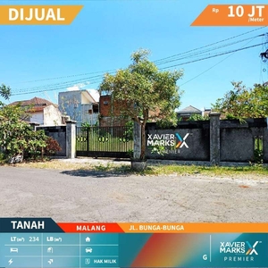 H106 Dijual Tanah Strategis Cocok Dibangun Kost atau Lainnya di Suhat