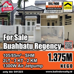 Di Jual Rumah Siap Huni Buah Batu Regency