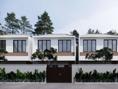 Komplek perumahan dengan design semi villa lokasi puri mumbul