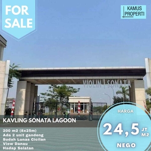 Murah Kavling Gandeng Golf Island PIK Sonata Lagoon 8x25 Selatan