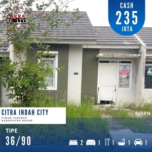 Rumah 235 Juta Tipe 36/90 dua kamar tidur Harga Nego 565EN