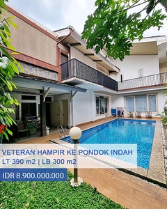 Rumah Jl Veteran Dekat Pondok Indah Jakarta Selatan Dijual Best Price