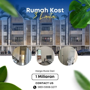 Rumah Kost Premium 14 Kamar dekat Kampus Universitas Islam Malang