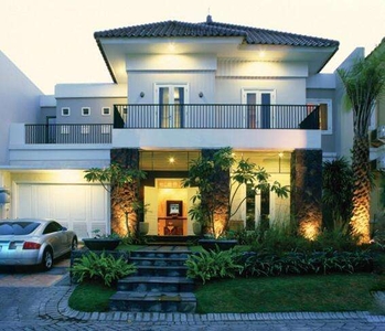 Rumah Palm Hill F1 Surabaya 2 Lantai Hadap Timur