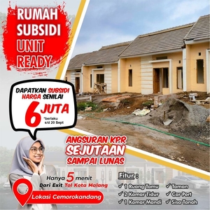Rumah Subsidi Unit Ready Real Selangkah Saja Dari Kota Malang
