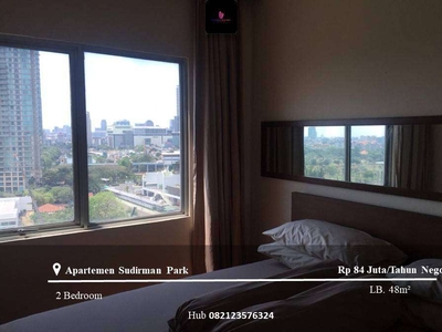 Sewa Apartement Sudirman Park Middle Floor 2BR Full Furnished Tower A