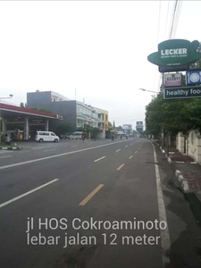 Strategis Tanah Tepi Jalan Utama Pusat Bisnis Jl HOS Cokro Jogja