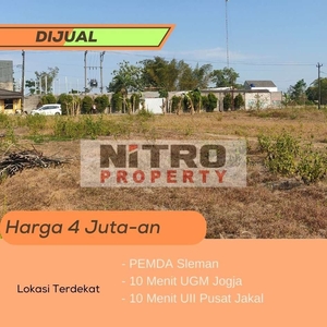 Tanah Jogja Harga 4Jt-an Dekat Pasar Rejodani SHM