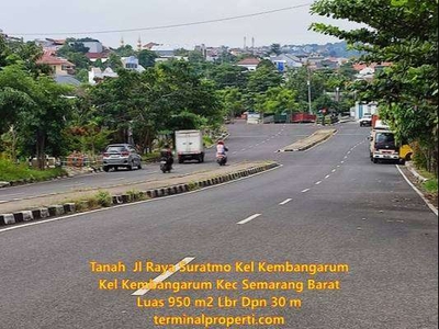 Tanah Murah Utk Gudang Jl Raya Suratmo Kembangarum Semarang Barat