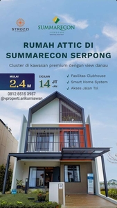 The first cluster nempel LAKE park CLUSTER STROZZI summarecon 3lt 2man