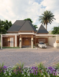 Villa Dekat Sleman Investasi Furnished Plus Pengelolaan SHM