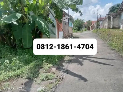 Dijual cash tanah darat depan jalan aspal desa Pangkah