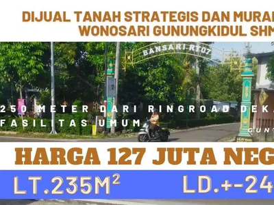 Dijual Tanah Murah Hook di Bansari Kepek Wonosari Gunungkidul SHMP