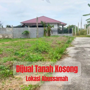 Tanah strategis Palembang lokasi lorong melati Abusamah Sukabangun