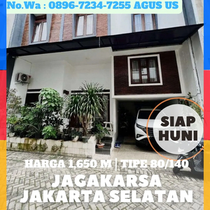 Rumah Siap Huni Jagakarsa Jakarta Selatan Dalam Komplek