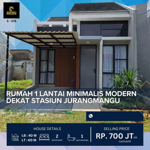 376 Rumah Cantik dan Murah, Akses Nempel Kemana-mana di Ciputat