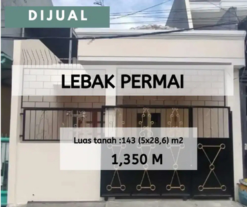 Aman Dekat Pos Satpam‼️ Rumah Lebak Permai dekat Kenjeran