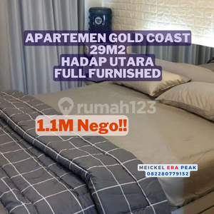 DIJUAL Apartemen Gold Coast, 29m2, Full Furnished