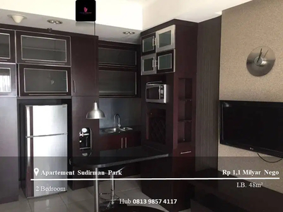 Dijual Apartement Sudirman Park High Floor 2BR Fully Furnished