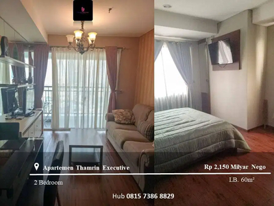 Dijual Apartement Thamrin Executive Middle Floor 2BR Full Furnished