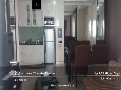 Dijual Apartement Thamrin Residence Low Floor 2BR Furnished Pool View