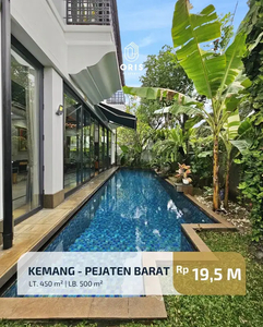 Dijual Rumah Mewah Ada Pool di Pejaten Barat Kemang Jakarta Selatan