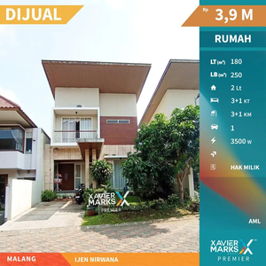 Dijual Rumah Minimalis Modern 2 Lantai di Ijen Nirwana Malang