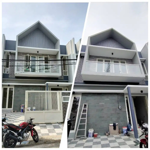 Dijual Rumah Model Scandinavian Raya Manyar Tirtomoyo