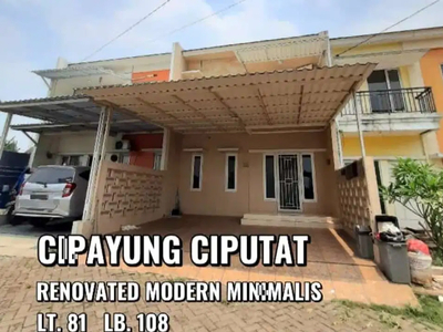 Dijual Rumah siap huni full renovasi di Cipayung Ciputat