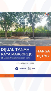 Dijual Tanah di Raya Margorejo