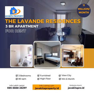 Disewakan 3BR The Lavande Residences