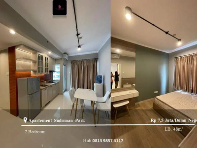 Disewakan Apartement Sudirman Park High Floor 2BR Full Furnished