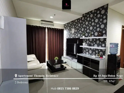 Disewakan Apartement Thamrin Residence High Floor 2BR Full Furnished