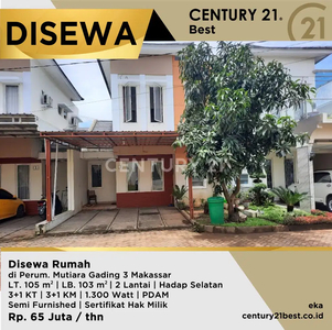 Disewakan Rumah Cluster Mutiara Gading 1