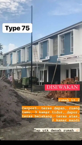 DISEWAKAN RUMAH DAERAH PADANG BULAN PASAR III SAMPING POINT FUTSAL MDN