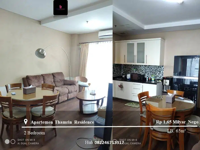 Jual Apartement Thamrin Residence Mid Floor 2BR Furnished North View