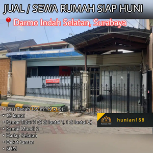 JUAL SEWA Rumah Murah Raya Darmo Harapan Indah Selatan Surabaya Barat