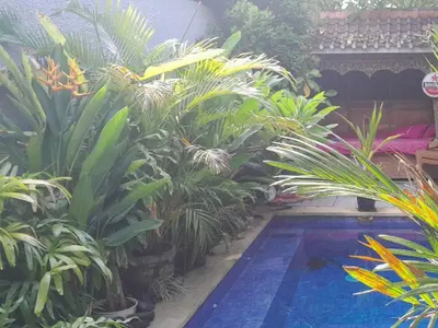 Lease/Rent Villa Wooden Styled Home in a Strategic Location in Sanur