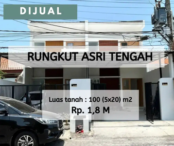 Row 4 Mobil‼️Rumah Baru Gress Rungkut Asri Tengah Surabaya