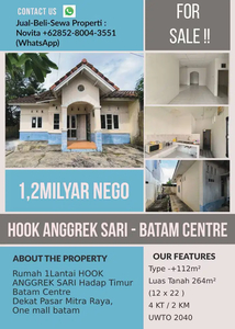 Rumah 1Lantai HOOK ANGGREK SARI