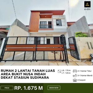 Rumah 2 Lantai Siap Huni Tanah Lega dkt Akses Bintaro Jaya