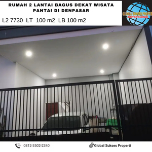 Rumah Bagus Besar 2 Lantai Modern Daerah Wisata Pantai Di Denpasar