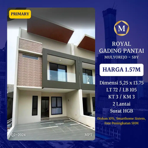 Rumah Baru Gading Pantai Kenjeran Babatan dkt Mulyosari Pakuwon City