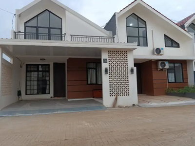 Rumah bebas banjir 1 lantai setengah paling murah di Depok