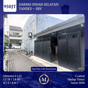 Rumah Darmo Indah Selatan Surabaya 950 Juta Siap Huni Full Alumunium