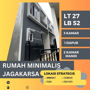 Rumah dijual di Cipedak Jagakarsa Jaksel harga 325 juta SHM