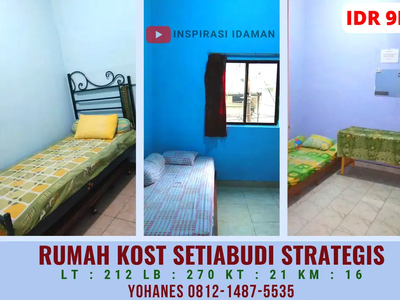 Rumah Kost Setiabudi 21 Kamar Strategis