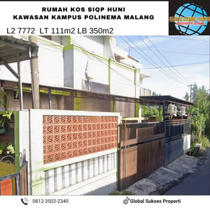 Rumah Kost Siap Huni Murah Strategis di Area Suhat Malang