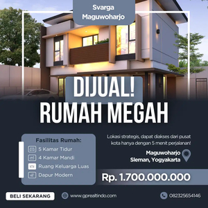 RUMAH MODERN 2 LANTAI SUDAH SHM DEKAT KOTA JOGJA HARGA TERJANGKAU